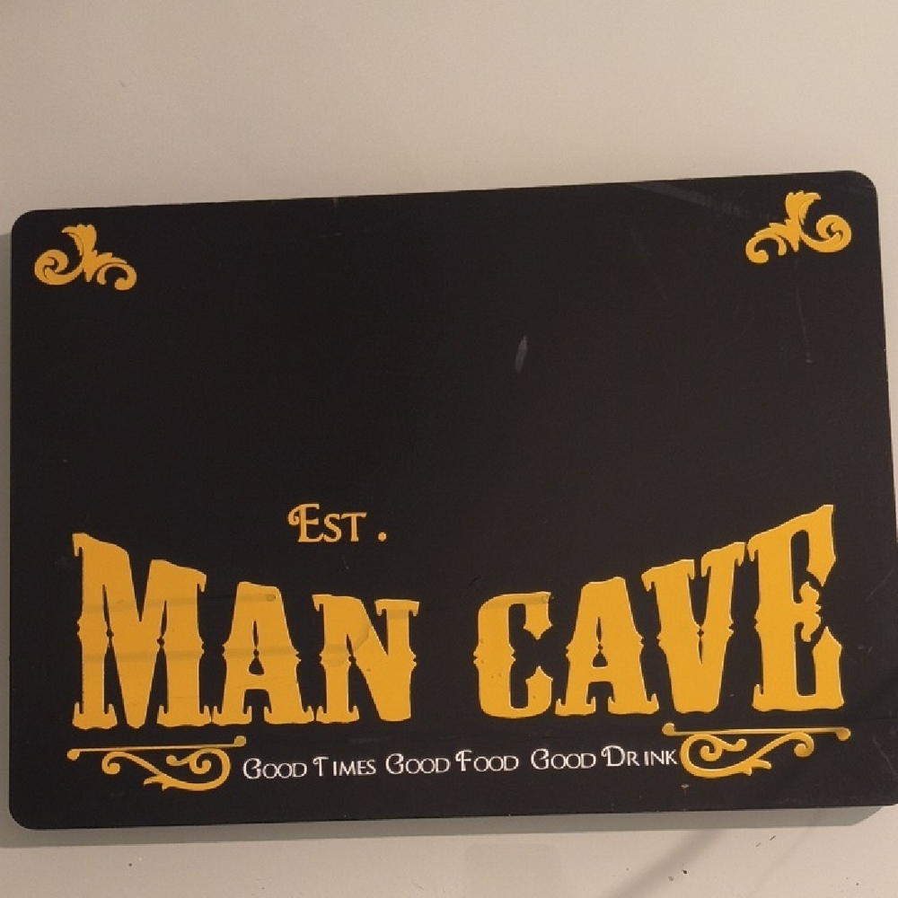 Man Cave Sign With Letters. Make It Your Own.